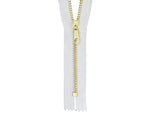 #4 Brass Closed-End Purse / Handbag Zipper