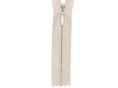 #4 Invisible / Concealed (Heavier-Duty) Nylon Closed-End Zipper
