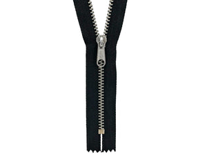 #4 Nickel Closed-End Purse / Handbag Zipper (set of 10) - CLEARANCE