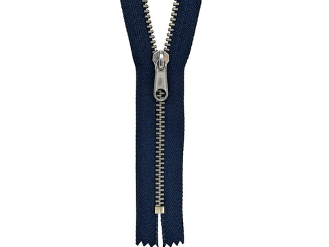 #4 Nickel Closed-End Purse / Handbag Zipper (set of 10) - CLEARANCE