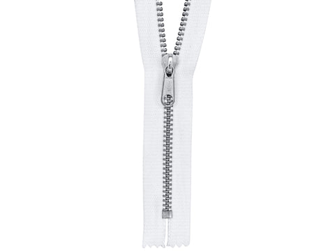 #4 Nickel Closed-End Purse / Handbag Zipper (set of 10) - CLEARANCE