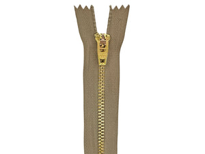 #4.5 Brass Closed-End Zipper (set of 25) - CLEARANCE