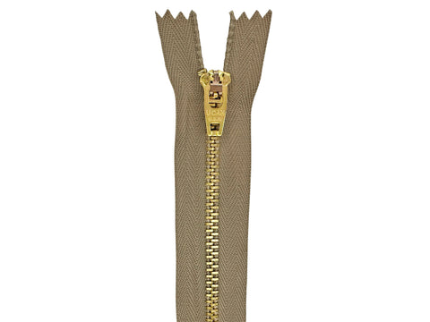 #4.5 Brass Closed-End Zipper (set of 25) - CLEARANCE