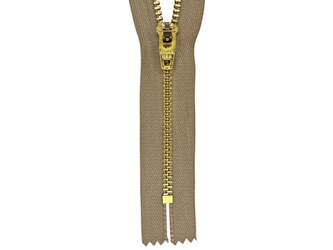 #4.5 Brass Closed-End Zipper (set of 25) - CLEARANCE