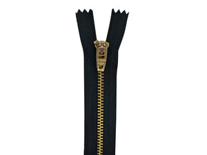 #4.5 Brass Closed-End Zipper (set of 25) - CLEARANCE