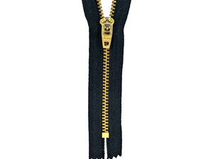 #4.5 Brass Closed-End Zipper (set of 25) - CLEARANCE