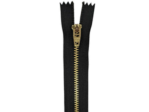 #4.5 Brass Closed-End Zipper (set of 25) - CLEARANCE