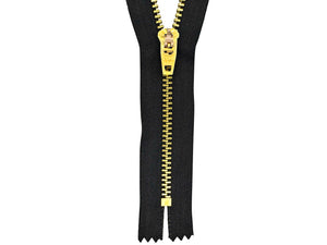 #4.5 Brass Closed-End Zipper (set of 25) - CLEARANCE