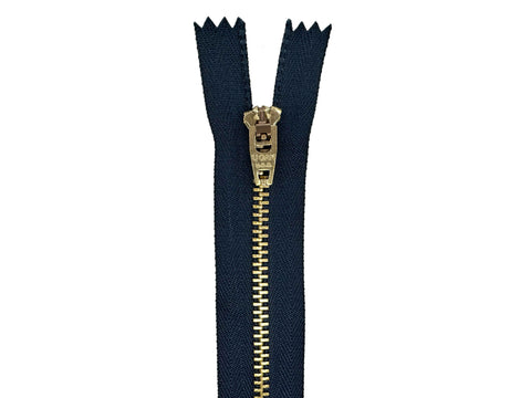 #4.5 Brass Closed-End Zipper (set of 25) - CLEARANCE