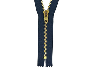 #4.5 Brass Closed-End Zipper (set of 25) - CLEARANCE