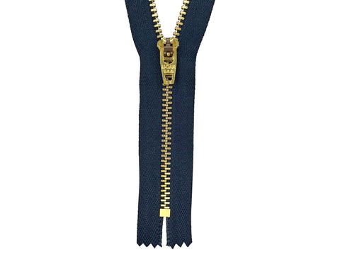 #4.5 Brass Closed-End Zipper (set of 25) - CLEARANCE