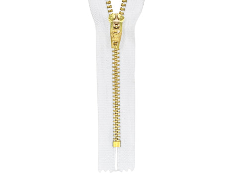 #4.5 Brass Closed-End Zipper (set of 25) - CLEARANCE