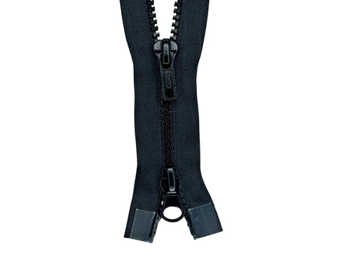 YKK #5 Molded Plastic Two-Way Separating Clearance Zippers (limited lengths)