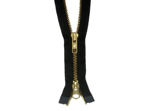 #5 Brass Nomex® Two-Way Separating Zipper