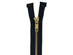 #5 Brass Nomex® Fire Retardant Closed-End Zipper