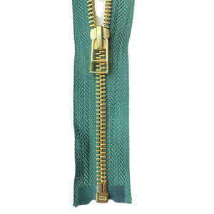 #5 Brass Separating (Jacket) Zipper with Wire Pull