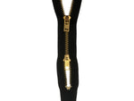 #5 Brass Two-way Closed-End Coverall Zipper