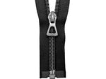 #7 Gunmetal Coil Separating Jacket Zipper