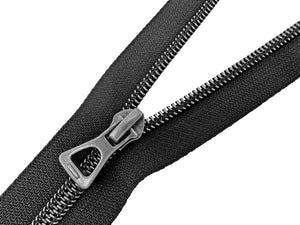 #7 Gunmetal Coil Separating Jacket Zipper