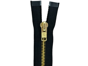 #8 Brass Heavy Duty Separating (Jacket) Zipper
