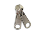 #10 Non-lock Two Handle Double Pull Reversible Slider for Metal Zipper