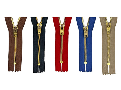 Jean Zipper Sampler Pack (15 zippers)