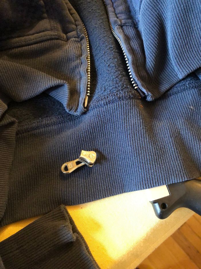 How to Replace a Jacket/Hoodie Zip Slider - Fix a Missing Zipper