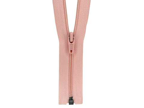 YKK #3 11 Nylon Coil Non-Separating Pant / Skirt / Dress / Bag /  Upholstery Zipper - Red Hot Pink (003)