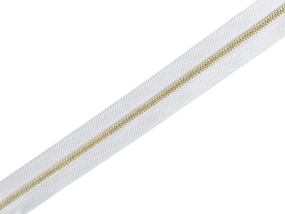 #3 Polished Gold G2 Continuous Zipper Chain