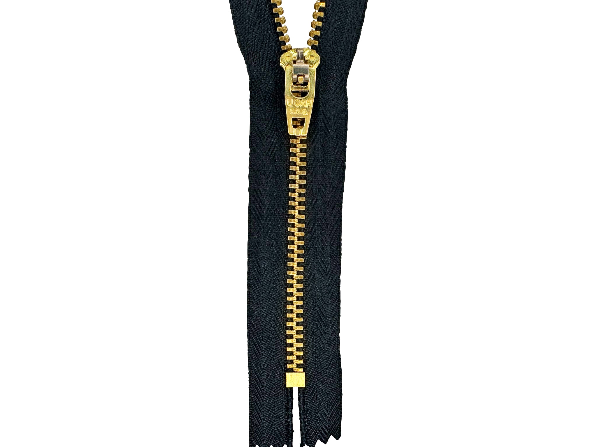 ジジ（感謝）/4 4.5 Brass Closed-End (Jean) Zippers | Zipper Shipper
