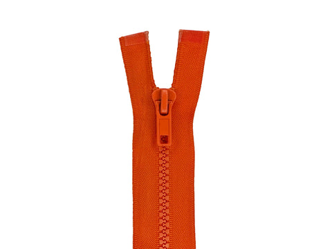 #5 Molded Plastic Separating (Jacket) Zipper - Short