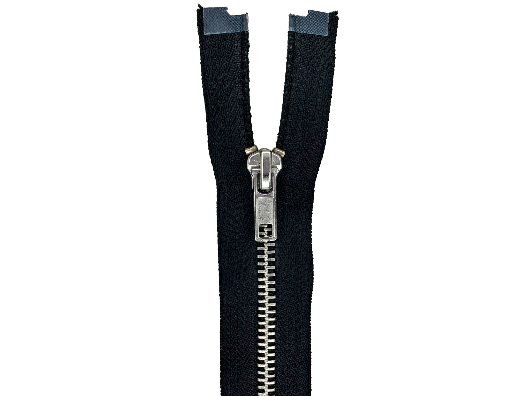 4PCS #5 42-Inch Separating Zippers – Open-End For Jackets & Coats, Black Resin Teeth
