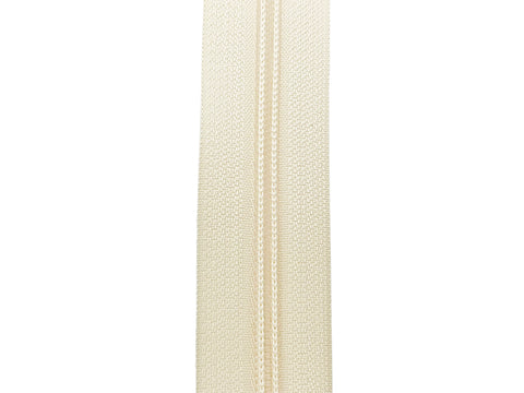 Zipper by The Yard - Ykk #4.5 Nylon Coil Zippers Chain Beige 5-Yards of  Make Your Own Zipper and 10 Multicolored Pulls in Soft Vinyl 