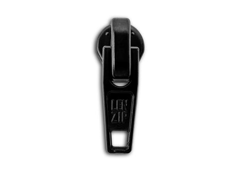 5 Black, Coil, YKK Invisible Auto Lock Zipper Slider, Zinc Alloy