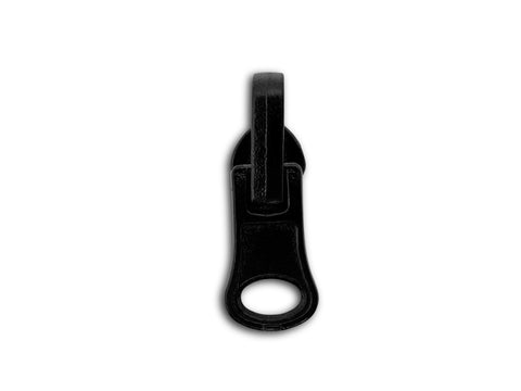 50pcs #5 Zipper Sliders Black Zipper Pulls for Nylon Coil Zipper Tape and  Zipper Repair for Bags Luggages Purses (#5 Black Zipper Slider - 50pcs)