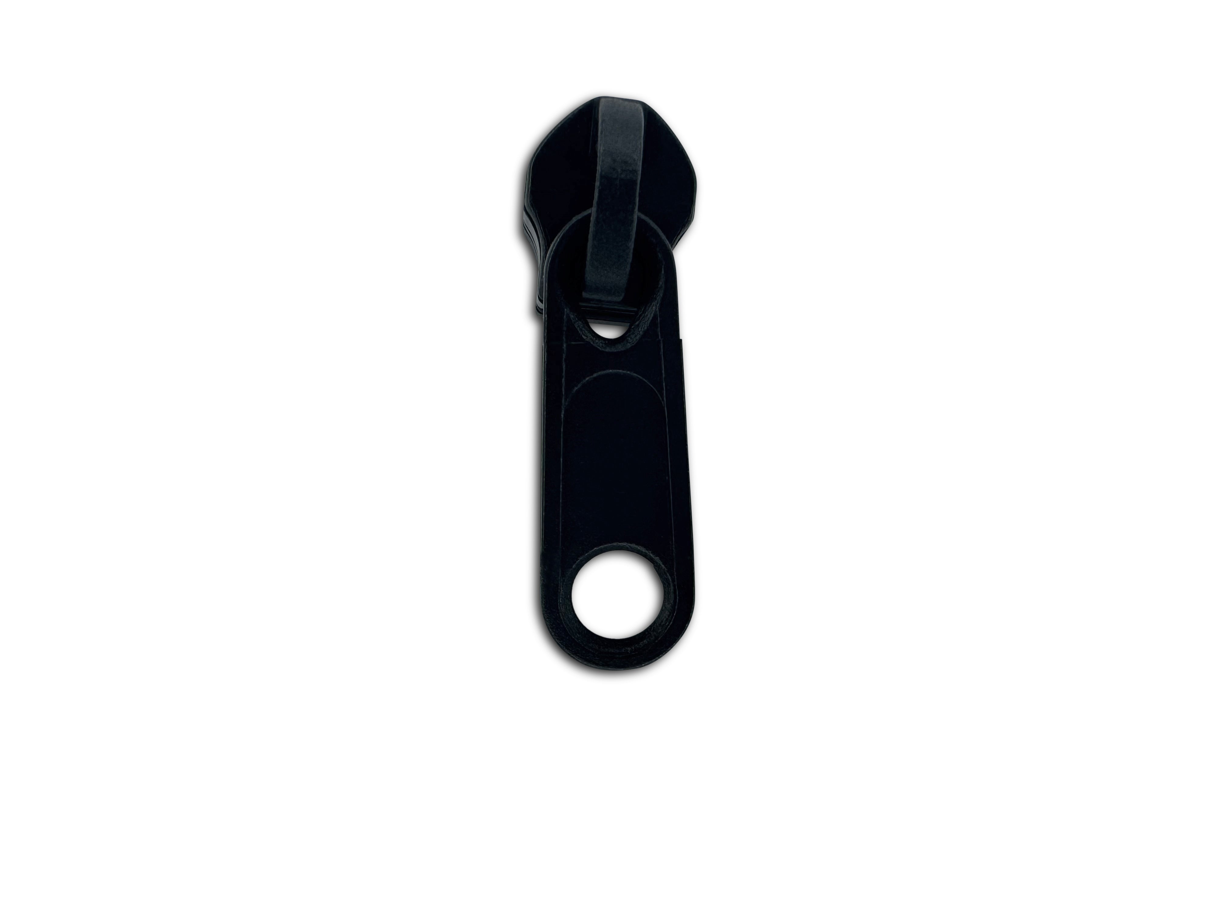 8 Non-lock Two Handle Double Pull Slider For Nylon Coil Zipper