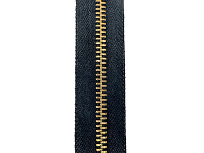5 Antique Brass Metallic Nylon Coil Continuous Zipper Roll - 3 yds. - WAWAK  Sewing Supplies