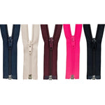 #5 Nylon Coil Jacket Zipper Sampler Pack (10 Zippers)