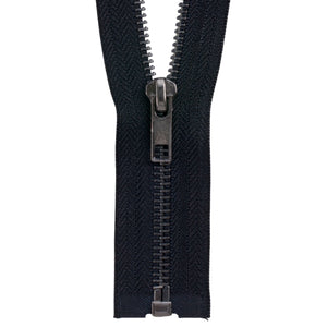 #5 Black Oxidized Nickel / Gunmetal Separating (Jacket) Zipper