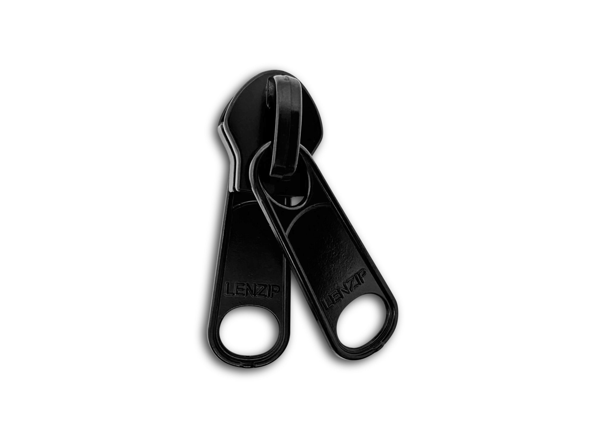 7 Non-lock Two Handle Double Pull Slider For Nylon Coil Zipper