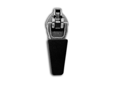 Set of 2, Black Zipper Pull Replacement, Heavy-duty Plastic with