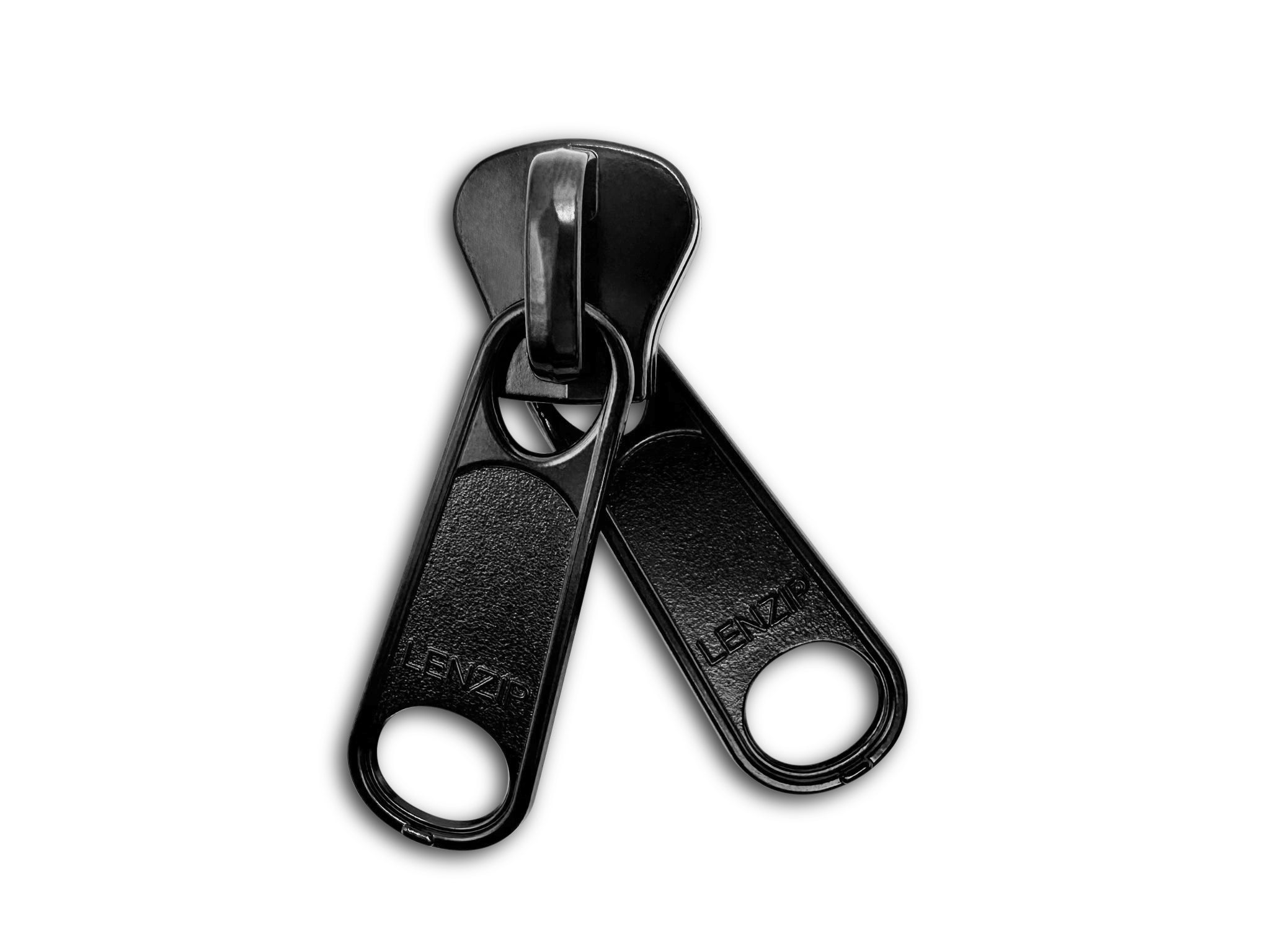 8 Non-lock Two Handle Double Pull Slider For Molded Plastic Zipper