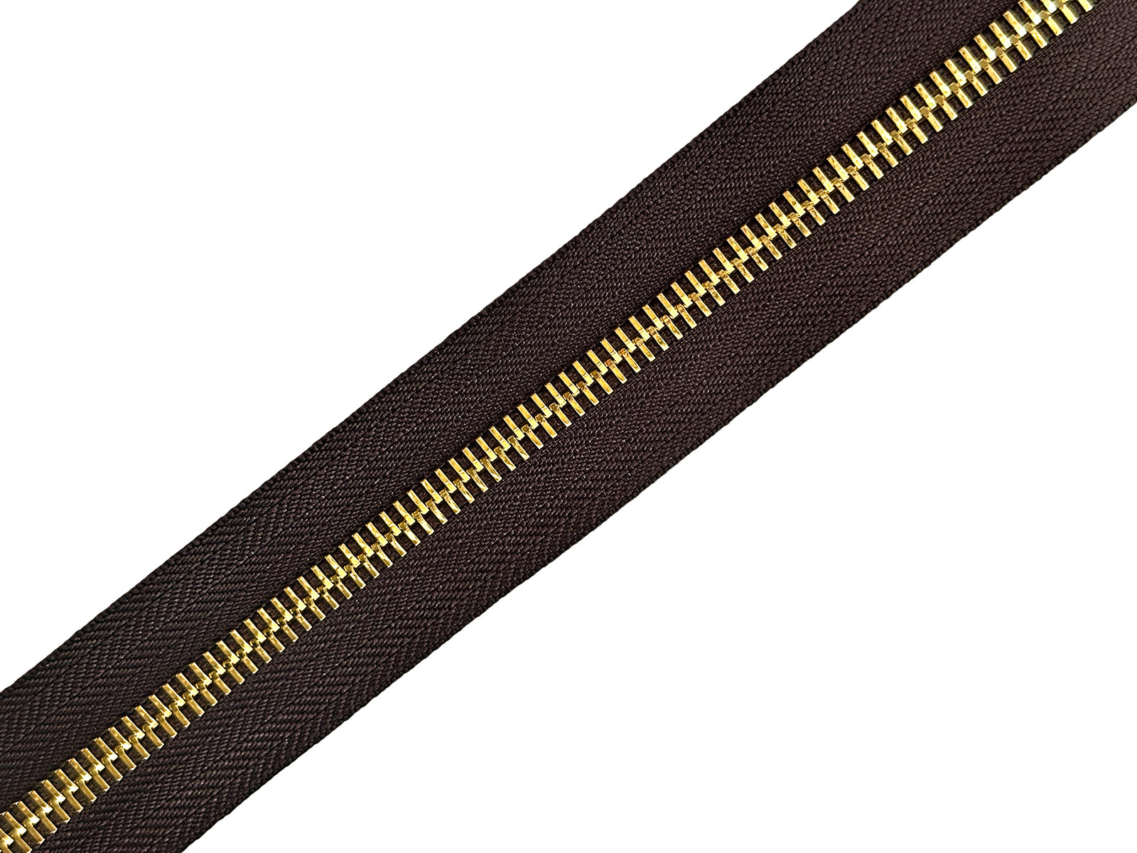 #8 Polished Gold G2 Continuous Zipper Chain