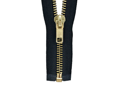 QTY 1 - Genuine Carhartt #5 Zipper Brass Carbon Heather 26 Replacement  Zipper