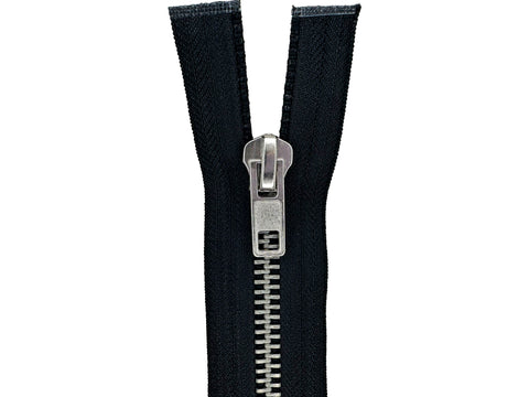 YKK Size #10 Black Heavy Duty Metal Close End 8 Inch Zippers Made