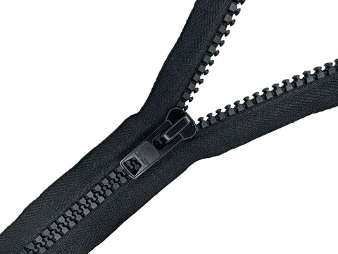 #10 Plastic Separating Zipper: 48 White