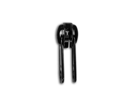#10 Non-lock Two Handle Double Pull Slider For Nylon Coil Zipper