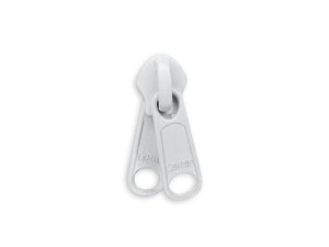 #10 Non-lock Two Handle Double Pull Slider For Nylon Coil Zipper