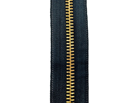 #10 Brass Nomex® Fire Retardant Continuous Zipper Chain by the Yard