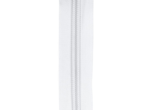 PECMER Zipper Tape by The Yard #5 with Pulls-Bulk Nylon Coil Zipper by The Yard White 10 Yards Replacement - Long Zippers for Sewing Assorted